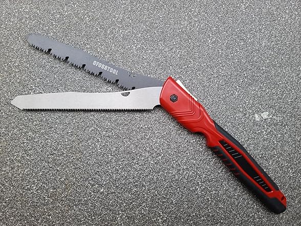 OFOSSTOOL Hand Saw, 10 Folding Saw, Double Blade