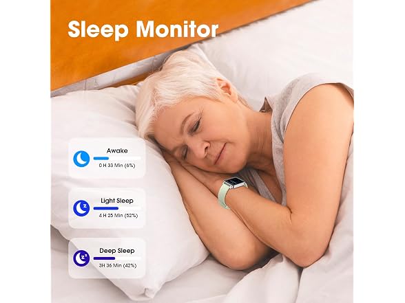 DAVIKO Senior Friendly Pedometer Watch