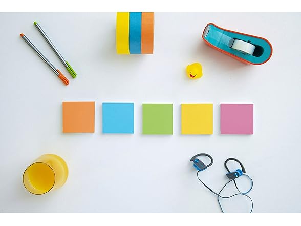 Post-it Super Sticky Notes, 3x3 in, 6 Pads