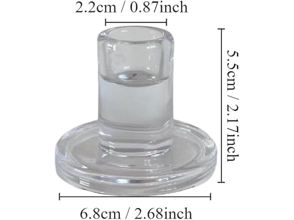 XINJIYUYAN Conical candlesticks