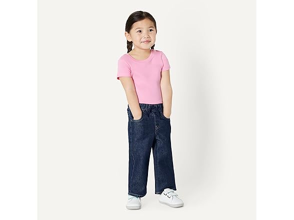 Baby Soft Stretch Wide Leg Jeans (3M - 4T)