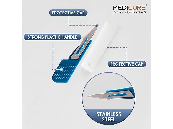 Medicure Disposable Scalpels-Multi Sizes