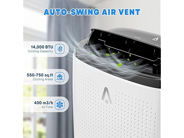 dainslef 14000 BTU Portable Air Conditioner 3-in-1