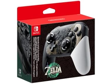$69.99, Was $79.99, 12% Off! Nintendo Switch Pro Controller - The Legend of Zelda: Tears of the Kingdom Edition dealfomo
