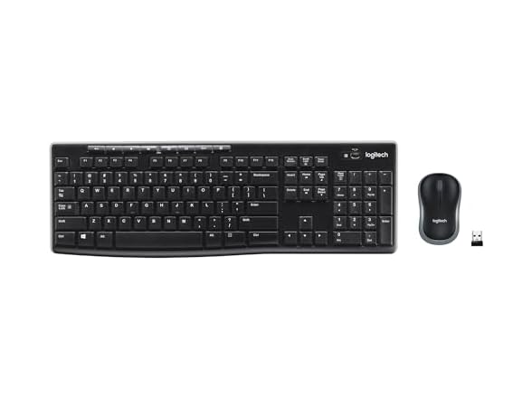 Logitech MK270 Wireless Keyboard and Mouse Combo for Windows