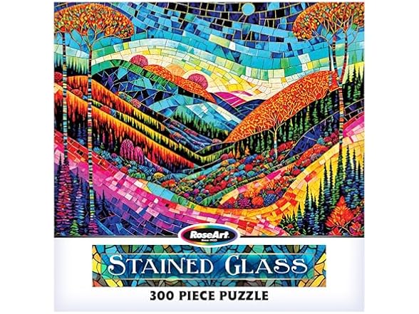 Stained Glass - Dreamland - 300 Piece Puzzle