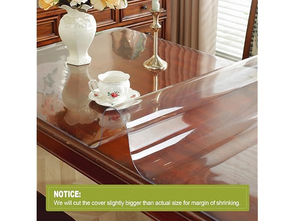 OstepDecor 14 x 30 In Clear Table Cover