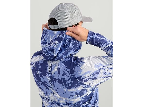 HUK Men's (2XL) Mens Pursuit Pattern Crew Long Sle