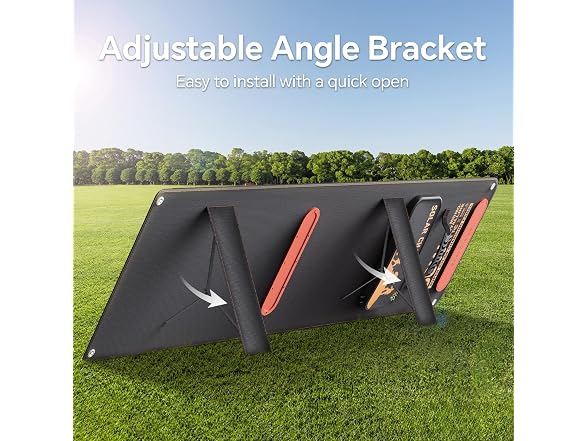 60W Foldable Solar Panel Charger w/ USB