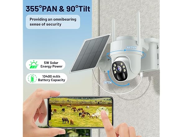 KKB BC1257625010010 4G LTE Cellular Security Camer