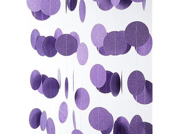 MOWO Streamer Paper Garland Hanging