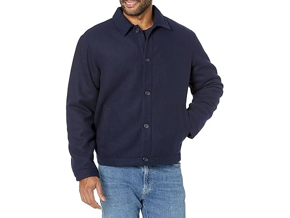 Amazon Essentials Mens Wool Bomber Jacket