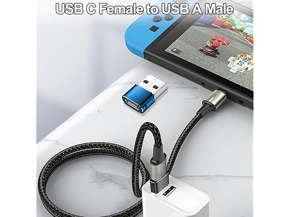 toaksi USB to USB C Adapter