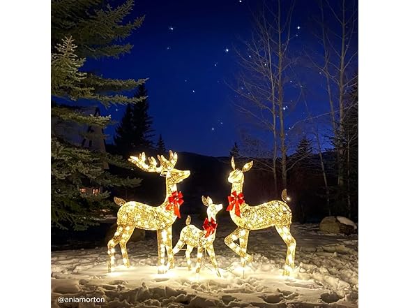 Quenny Elk Sled Christmas Decor