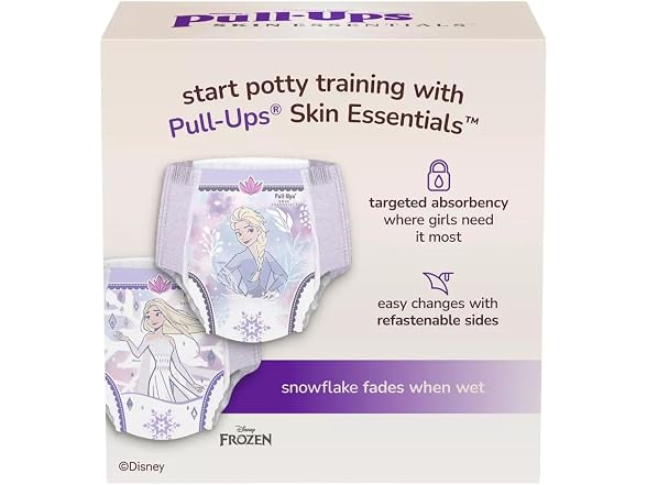 Pull-Ups Girls' Skin Essentials Luxury