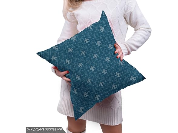 Ambesonne Fleur De Lis Fabric by The Yard