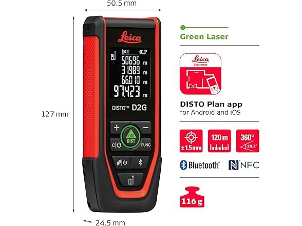 Leica Geosystems 1017809-LEICA Leica DISTO D2G