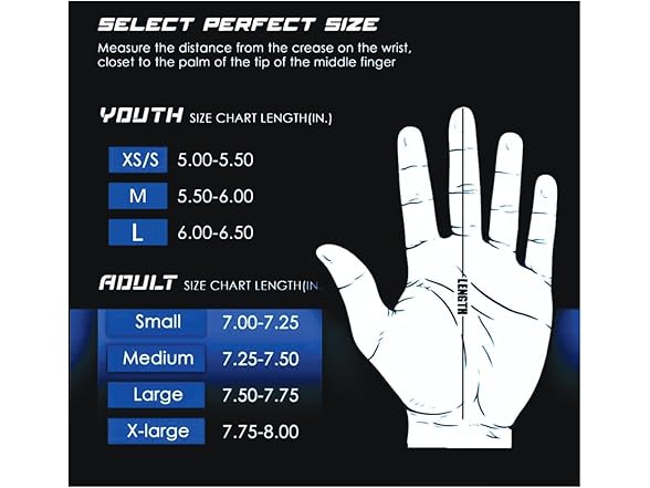 SHARKOX Non-Slip Tacky Football Gloves