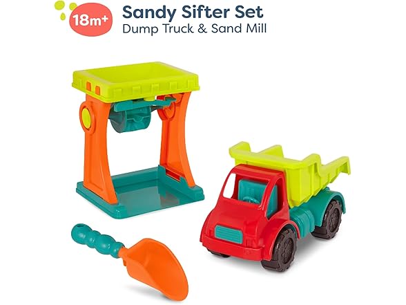 B. toys – Sandy Sifter Playset