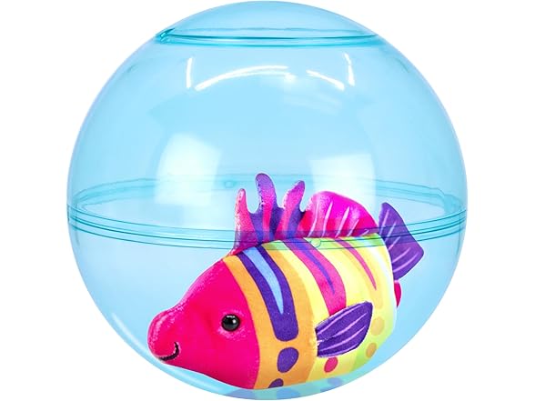 zhuzhu Aquarium Bubble Ball & Surf Board with Mandarin Fish