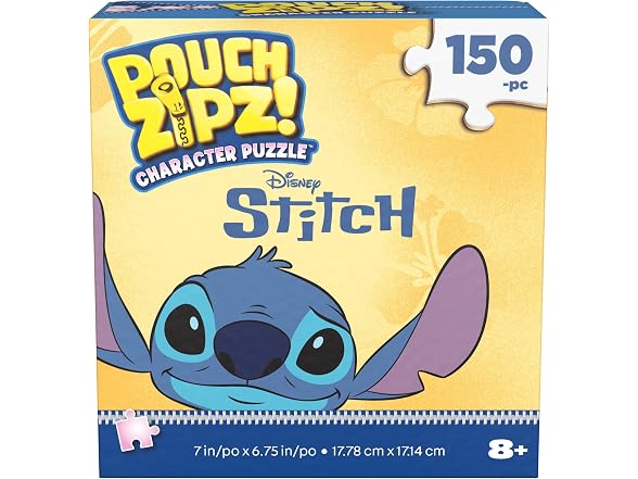 Spin Master Games Pouch Zipz Disney's Stitch Micro Puzzle