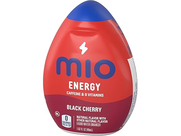 MiO Energy Black Cherry, 1.62oz, 12pk