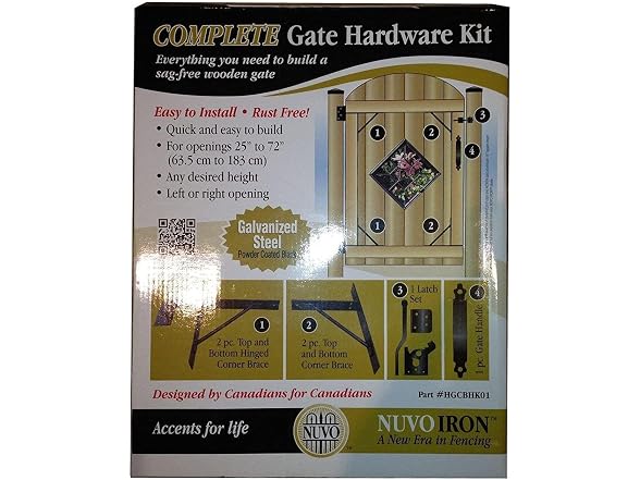 Nuvo Iron Heavy Duty Gate Corner Frame