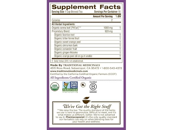 Traditional Medicinals Tea