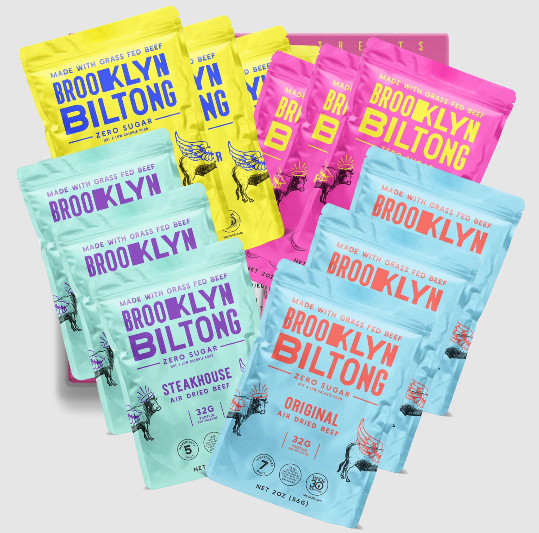 (6pk) Brooklyn Biltong Variety Pack - Gallery 2
