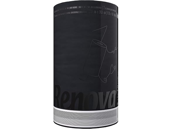 Renova Black Paper Towel 1 Roll 120 Sheets