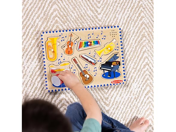 Melissa & Doug Musical Instruments Sound Puzzle