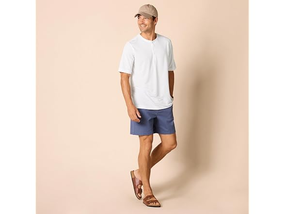 Amazon Essentials 2-Pack Henley Shirt, White (S)