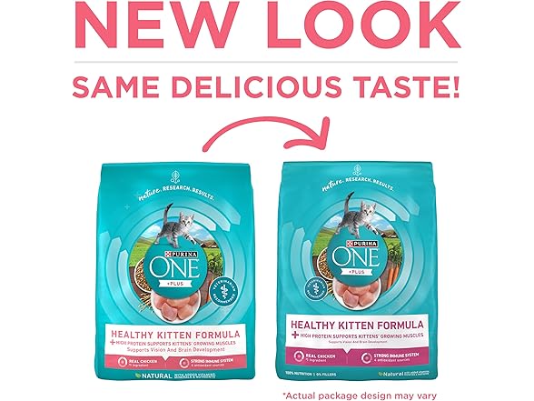 Purina ONE High Protein, Natural Dry Kitten Food