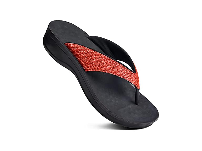 Aerothotic Sparkle Original Platform Women's Shoes Red Size 9