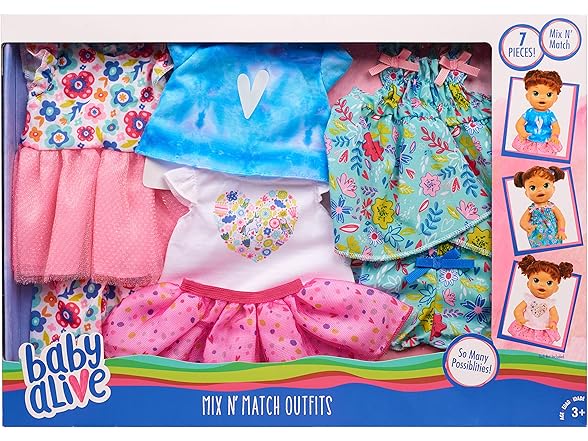 Baby Alive Baby Alive Mix N' Match Outfit Set, Fits