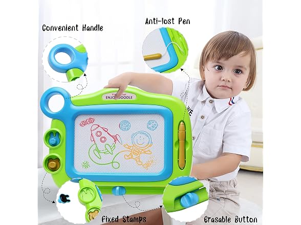 ALISKAGZE Magnetic Drawing Board for Toddlers