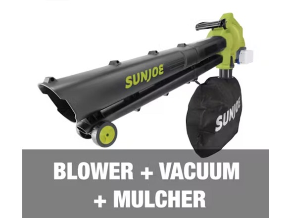 thumbnail image 2 of Sun Joe SJ-BVM-GA Electric Blower/Mulcher/Vacuum With Gutter Kit – Factory Refurbished 2 of 5