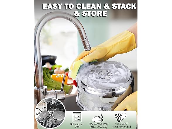 Cook N Home Stainless Steel Cookware Sets