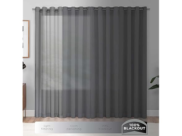 Eclipse Pembroke 100% Blackout, 84"L x 42"W