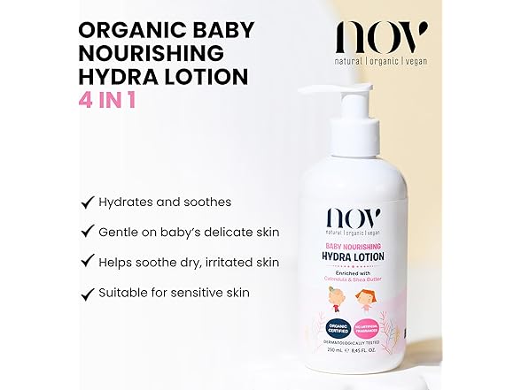 NOV natural organic vegan NOV Baby Nourishing Hydra Loti