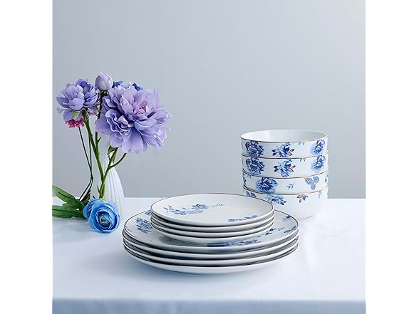 Stone Lain Viola 12-Piece Dinnerware Set