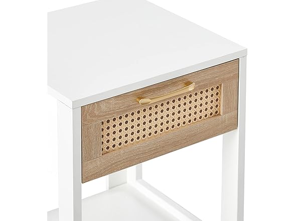 LKJYBG 15.75" Rattan Night Stands with D