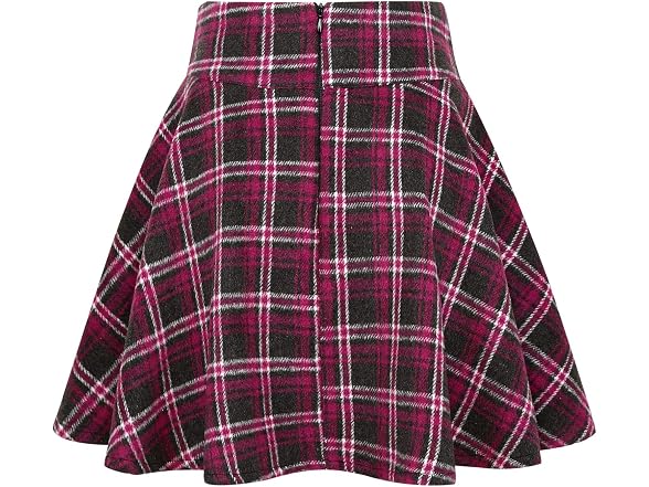 Chartou Women (L) High Waist Drawstring Line Skirt