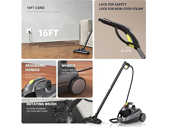 GOATCLEAN Heavy-Duty Steam Cleaner for Home - Gallery 6