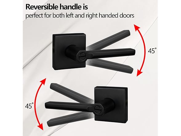 NEWBANG Bed/Bath Room Door Lever for HD1601-DB-B