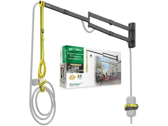 Barkan EV160WM 63" EV Charging Cable Wall Arm
