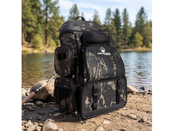 Fishing Backpack with Tackle Boxes
