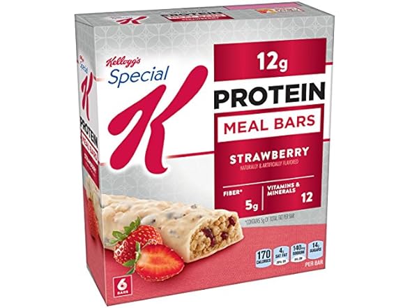 3Pk Kellogg's Special K Protein Meal Bars, Strawberry