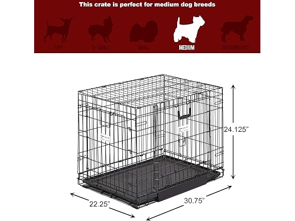 MidWest Homes for Pets Medium Dog Crate
