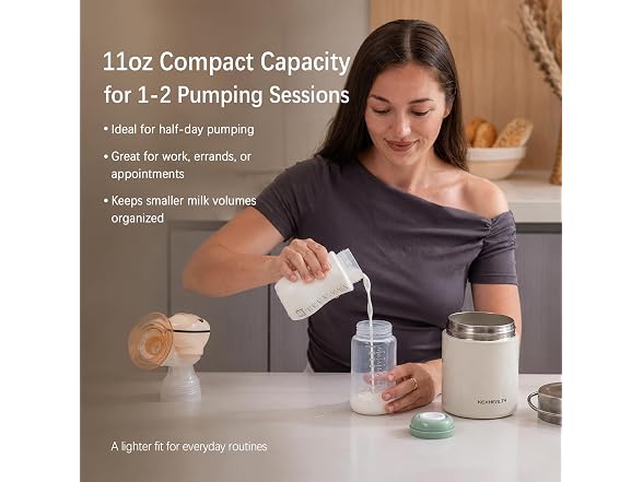KEKHEALTH 11oz Stainless Steel Breast Milk Cooler